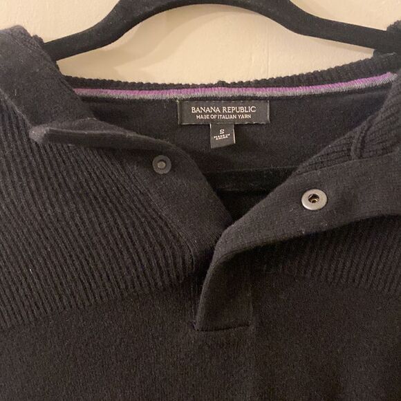 Men’s Banana Republic Hooded Merino Wool Sweater - Picture 2 of 5